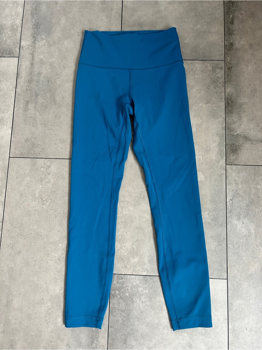 Lululemon Wunder Train High-Rise Tight 25" BLUE size 4